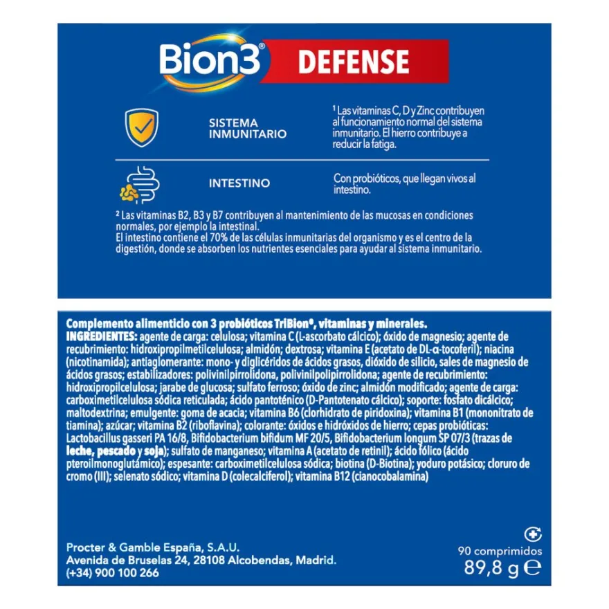 Bion3 Defense 90 Comprimidos