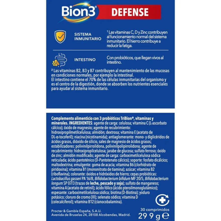 Bion3 Defense DUPLO 2x30 Cápsulas