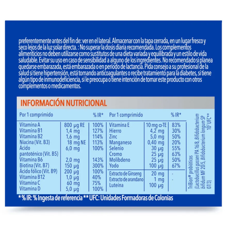 Bion3 Energy 50+ (30 Comprimidos)