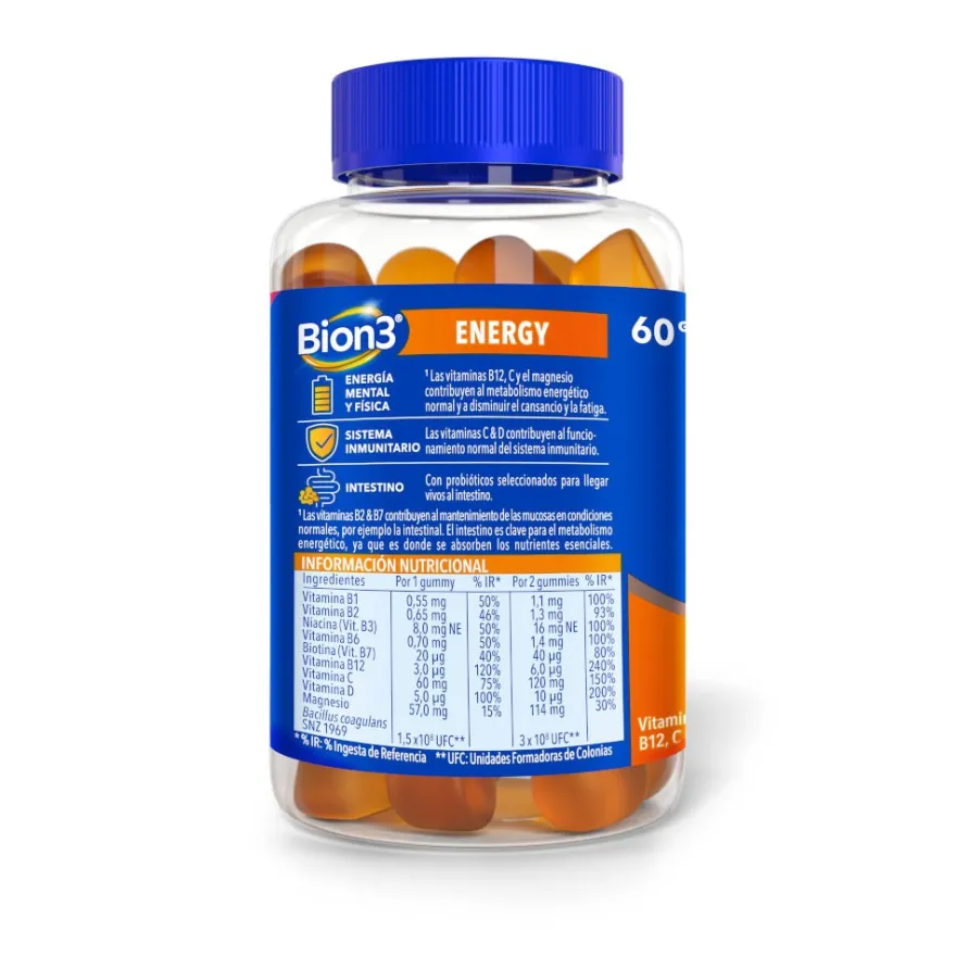 Bion3 Energy 60 Gummies
