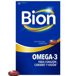 Bion3 Omega-3 Suplemento Cardiovascular 30 Cápsulas