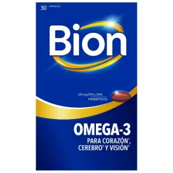 Bion3 Omega-3 Suplemento Cardiovascular 30 Cápsulas
