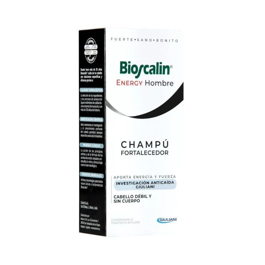 Bioscalin Energy Hombre Champú Fortalecedor 200 ml