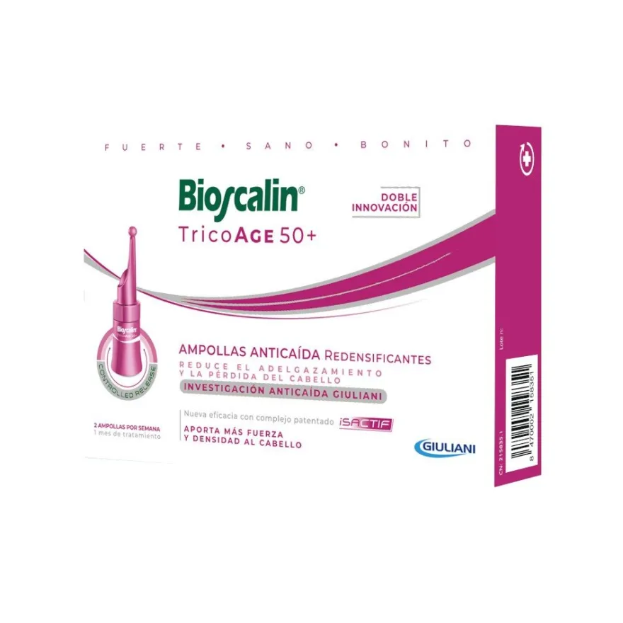 Bioscalin TricoAge 50+ 8 Ampollas