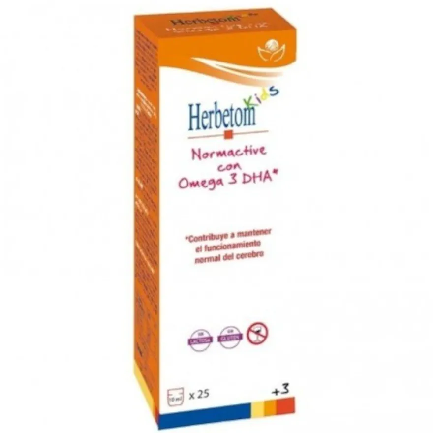 Bioserum Herbetom Kids Normactive con Omega 3 250 ml