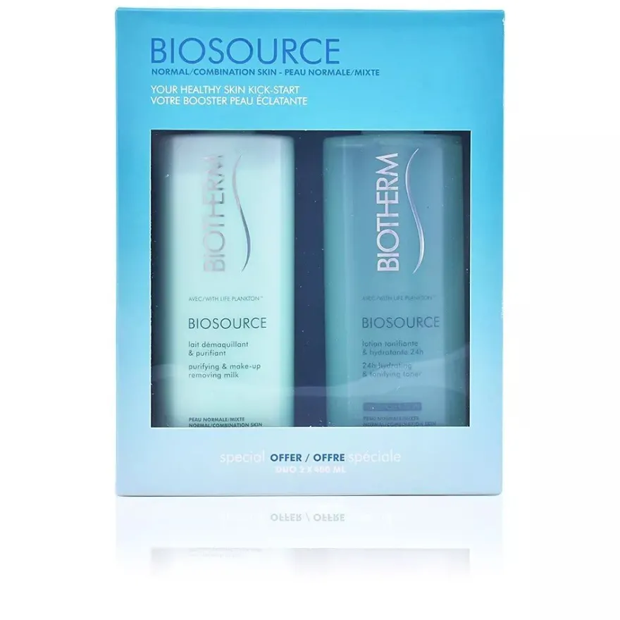 Biotherm Biosource Duo Set de Limpieza Facial 2x400ml