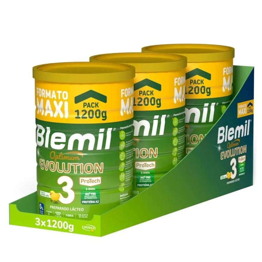 BLEMIL 3 Optimum Evolution Leche de Crecimiento Triplo 3x1200 gr