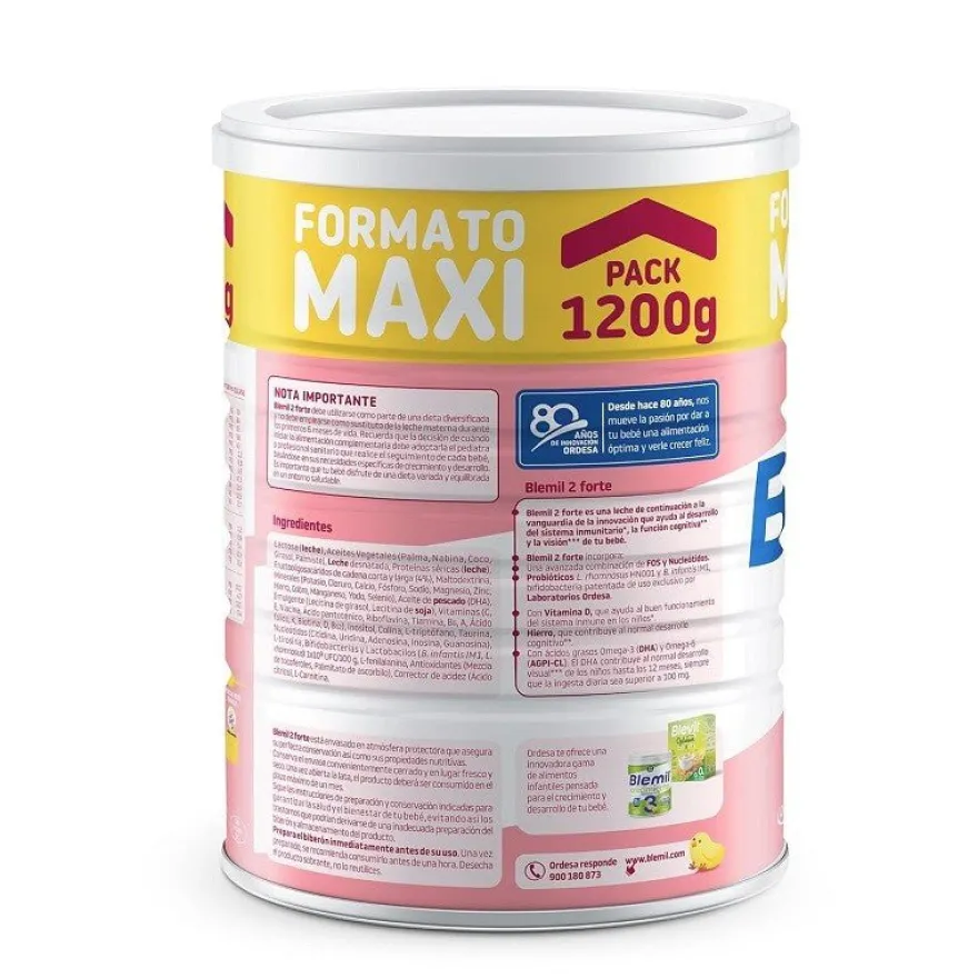 BLEMIL Plus 2 Forte Leche de Continuación 1200gr