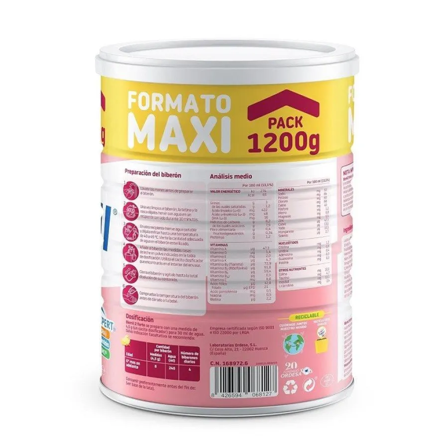 BLEMIL Plus 2 Forte Leche de Continuación 1200gr