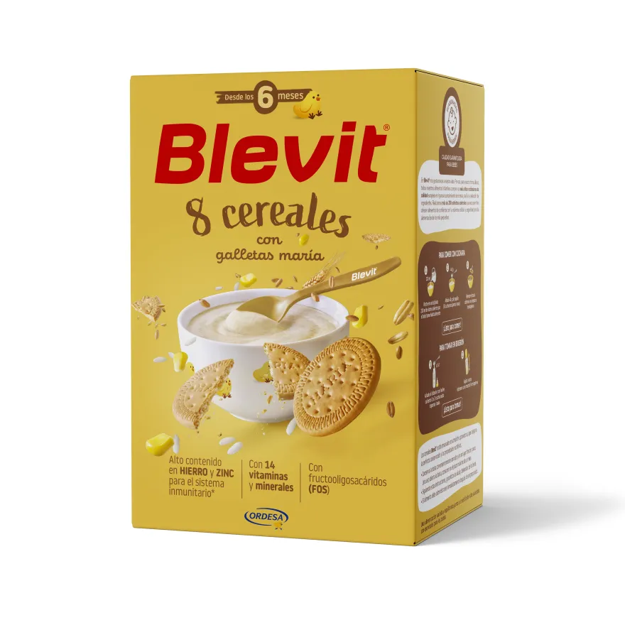Blevit Plus 8 Cereales Galleta Papilla Infantil 500 g