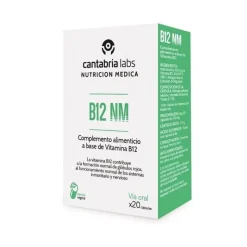 B12 NM Complemento Alimenticio Cantabria Labs Nutrición Médica 20 cápsulas