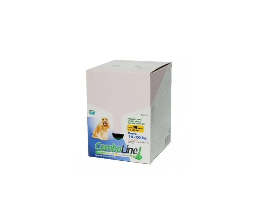 Boehringer Comboline Spot-On Perro 10-20 Kg 18 Pipetas