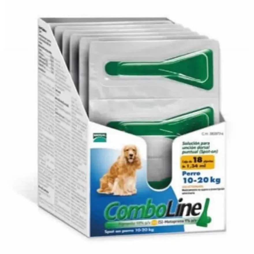 Boehringer Comboline Spot-On Perro 10-20 Kg 18 Pipetas