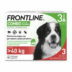 Boehringer Frontline Combo Perro + 40 Kg 3 Pipetas