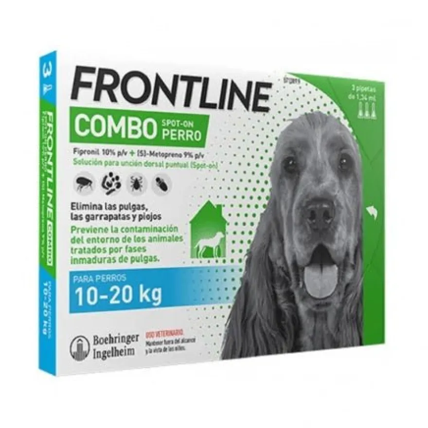 Boehringer Frontline Combo Perro 10 - 20 Kg 6 Pipetas