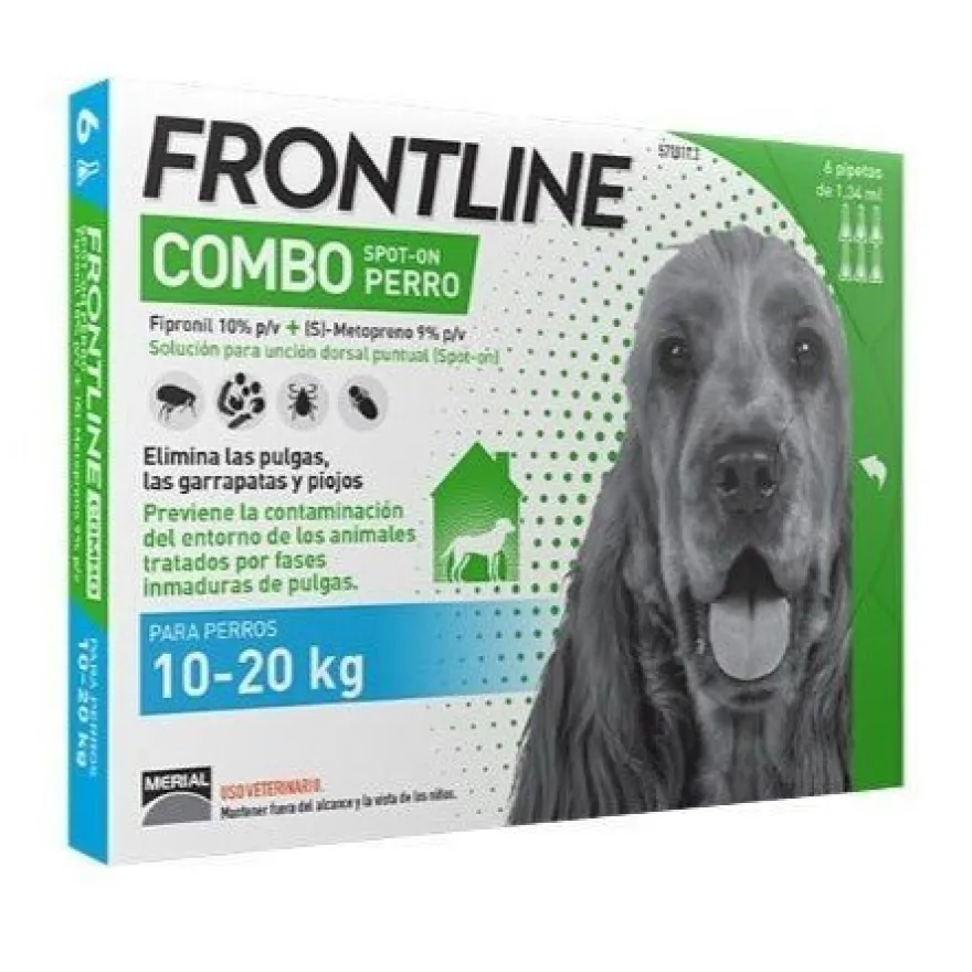 Boehringer Frontline Combo Perro 10 - 20 Kg 6 Pipetas