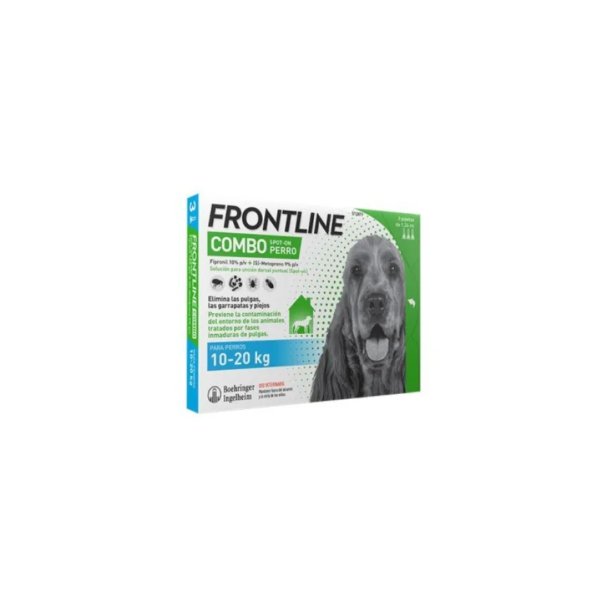 Boehringer Frontline Combo Perro 10 - 20 Kg 3 Pipetas