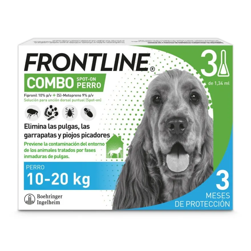 Boehringer Frontline Combo Perro 10 - 20 Kg 3 Pipetas