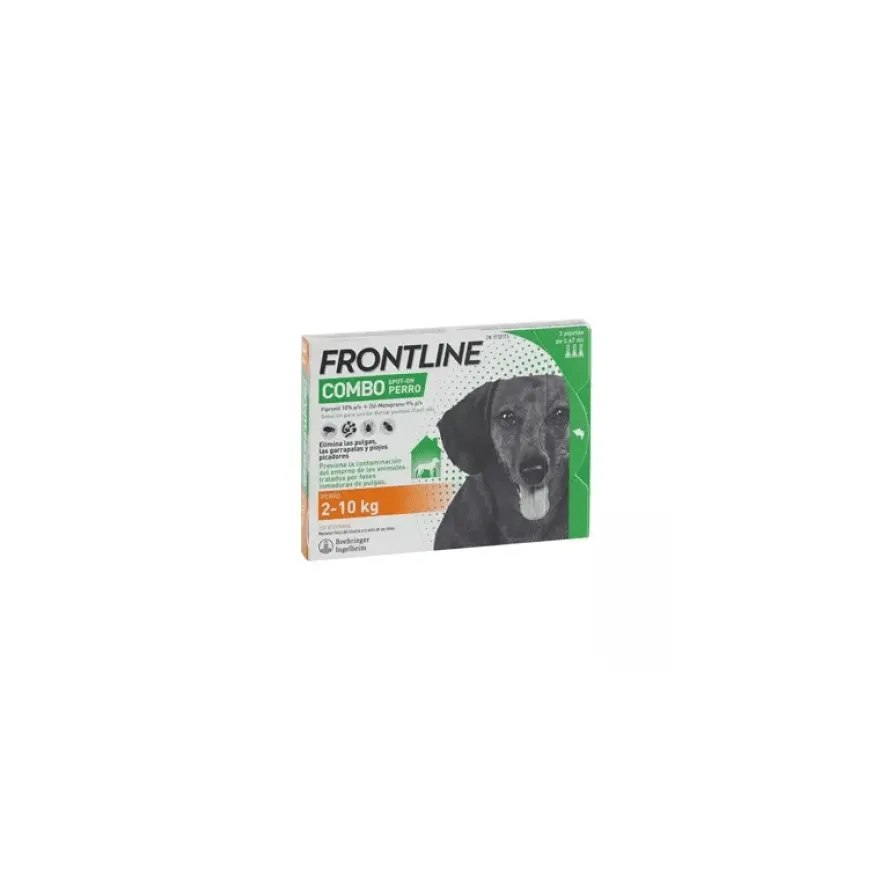 Boehringer Frontline Combo Perro 2 - 10 Kg 3 Pipetas