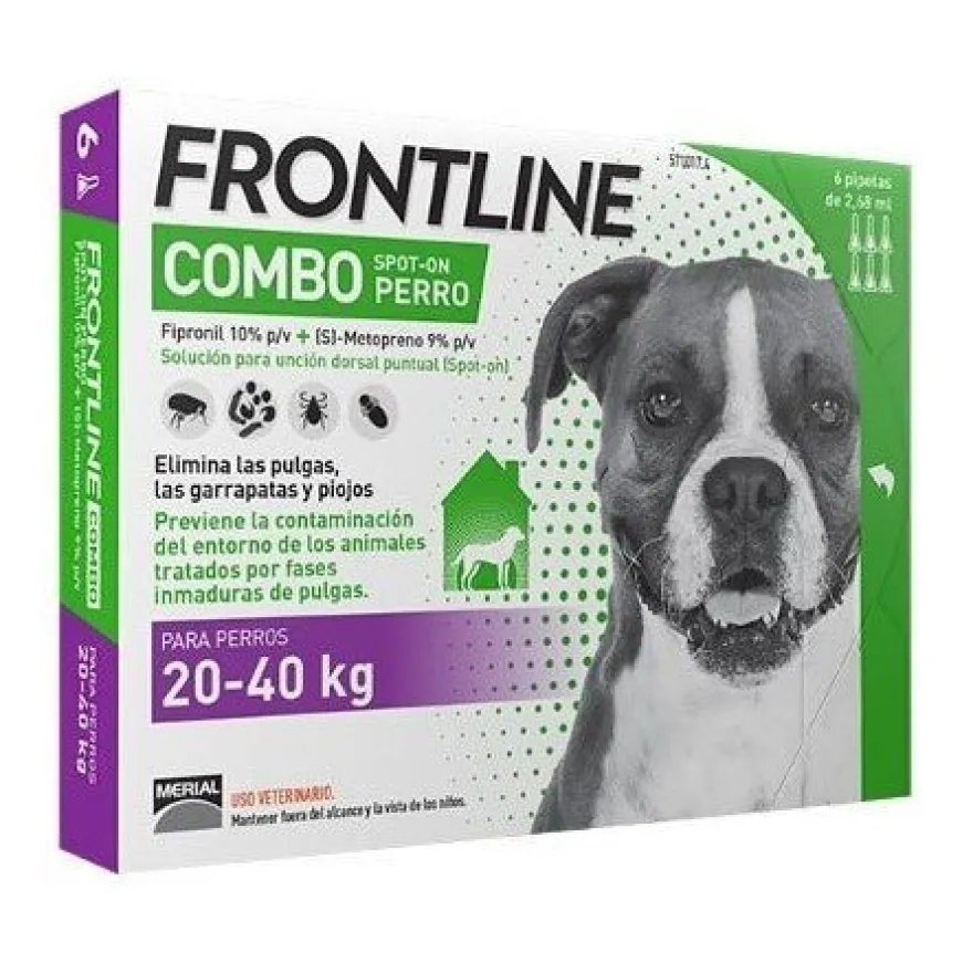 Boehringer Frontline Combo Perro 20 - 40 Kg 6 Pipetas