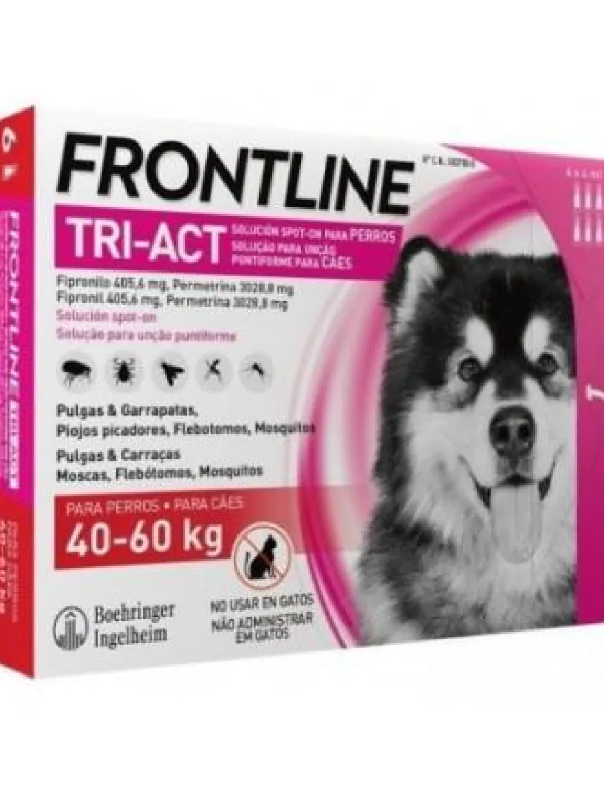 Boehringer Frontline Tri-Act 40-60 Kg 6 Pipetas