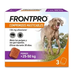 Boehringer Frontpro 136 Mg Comprimidos Masticable 25-50 Kg (Xl) 3 Comprimidos
