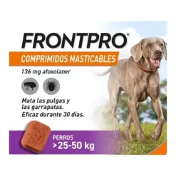 Boehringer Frontpro 136 Mg Comprimidos Masticable 25-50 Kg (Xl) 3 Comprimidos