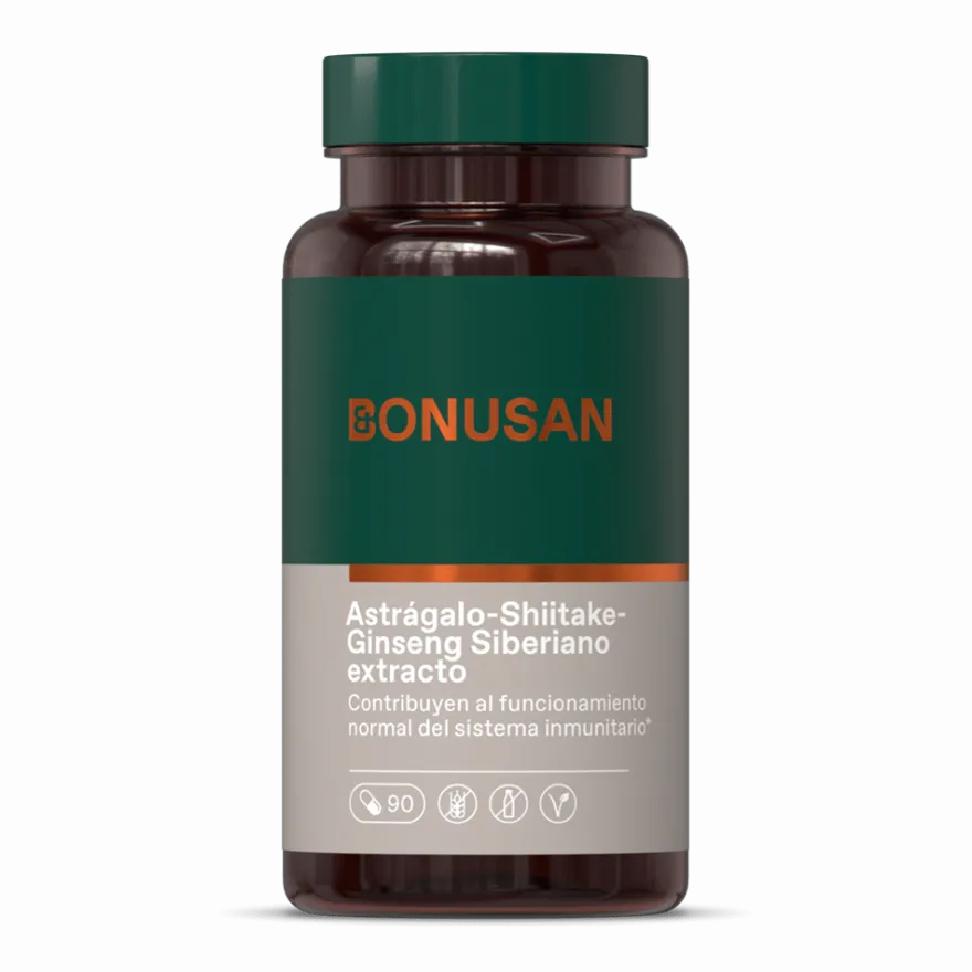 Bonusan Astragalo-Shiitake-Ginseng Siberiano 90 Cápsulas