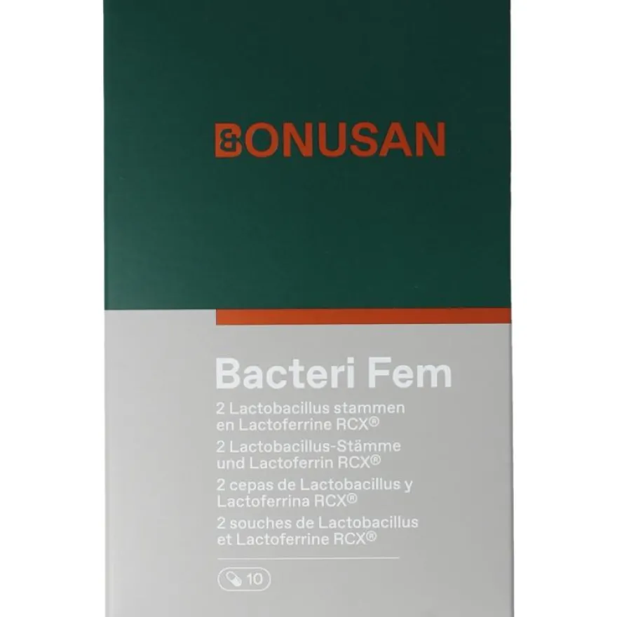 Bonusan Bacteri Fem Probiótico Flora Vaginal 10 Cápsulas