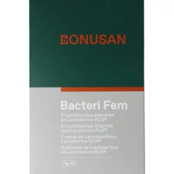 Bonusan Bacteri Fem Probiótico Flora Vaginal 10 Cápsulas
