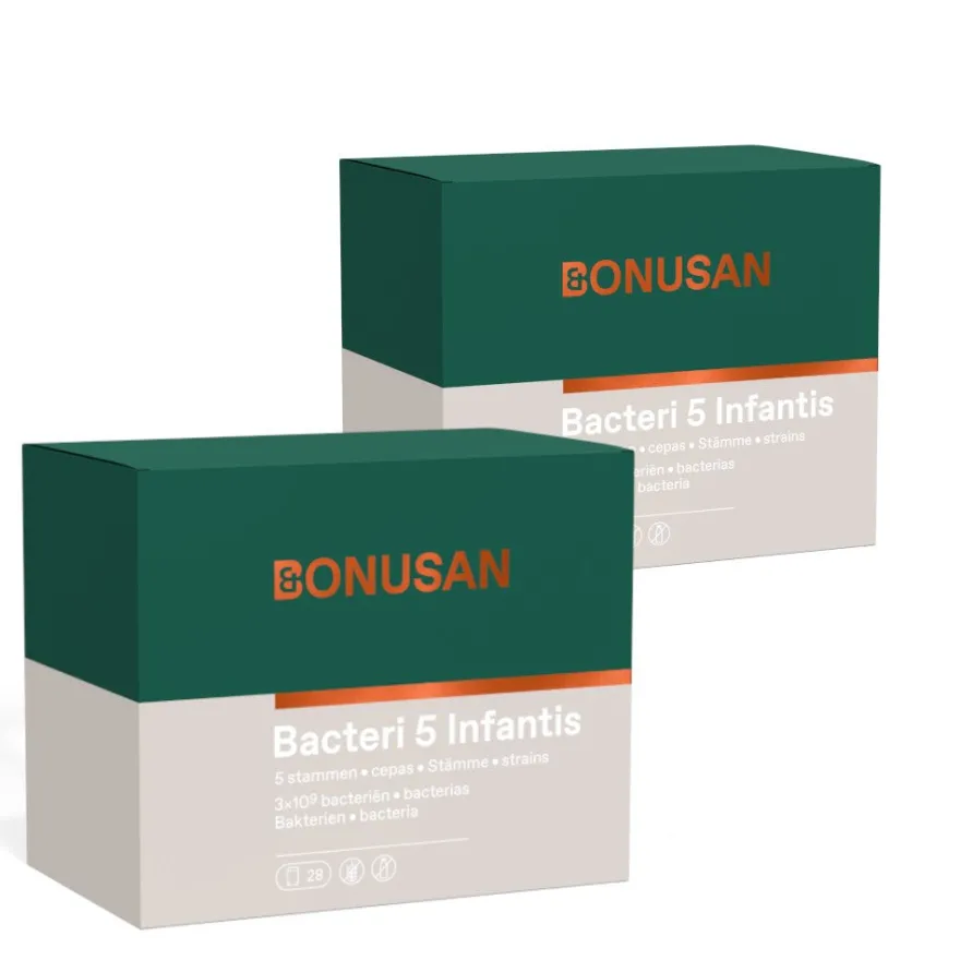 Bonusan Bacteri 5 Infantis Duplo 2x28 Sobres