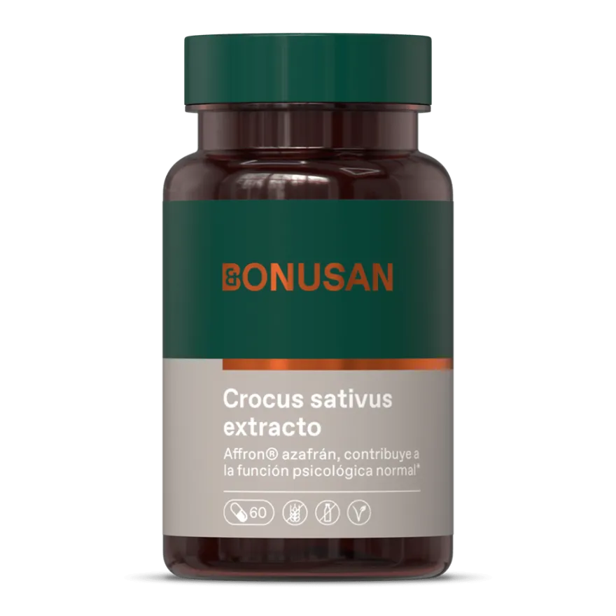 Bonusan Crocus Sativus Extracto 60 Cápsulas