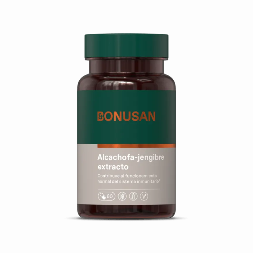 Bonusan Extracto Alcachofa Jengibre 60 Cápsulas
