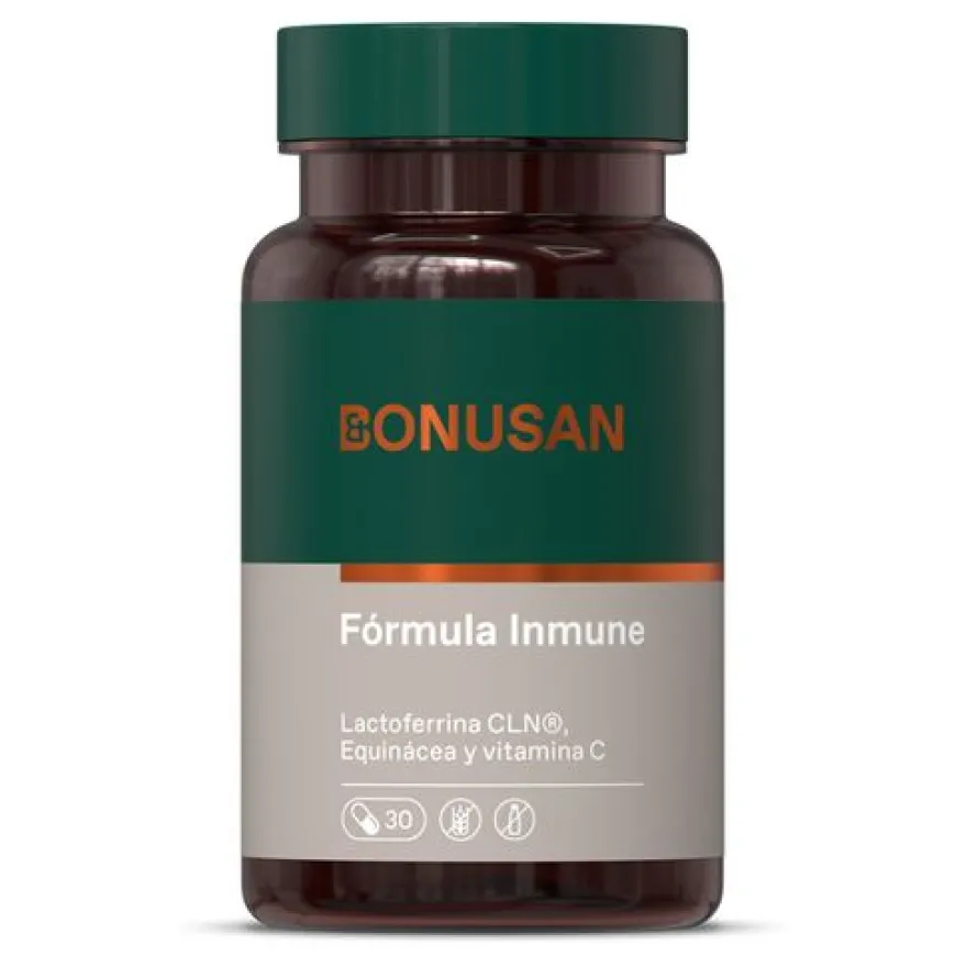 Bonusan Fórmula Inmune Lactoferrina Defensas 30 Cápsulas