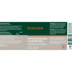 Bonusan Fórmula Inmune Lactoferrina Defensas 30 Cápsulas