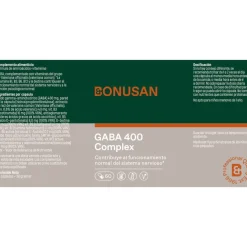 Bonusan Gaba 400 Complex 60 Cápsulas