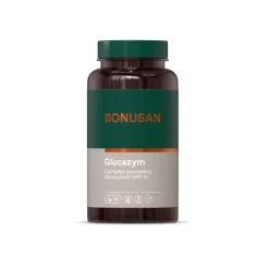 Bonusan Glucazym Enzimas Digestivas Suplemento 90 Cápsulas