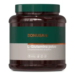 Bonusan L-Glutamina Polvo Aminoácido Deportivo 500 g