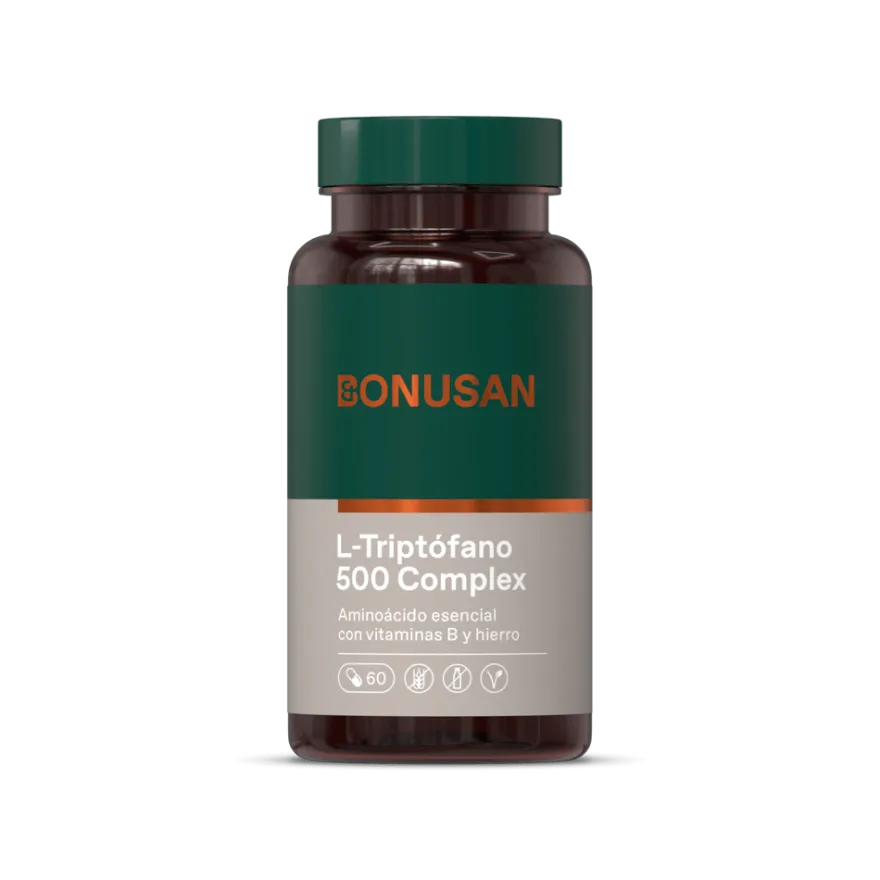 Bonusan L-Triptofano 500Mg Plus 60 Cápsulas