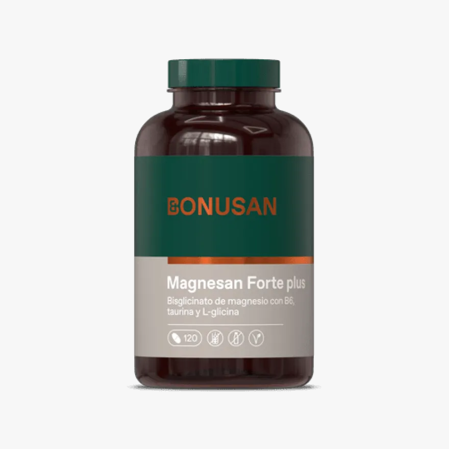 Bonusan Magnesan Forte Plus Suplemento Magnesio 120 Comprimidos