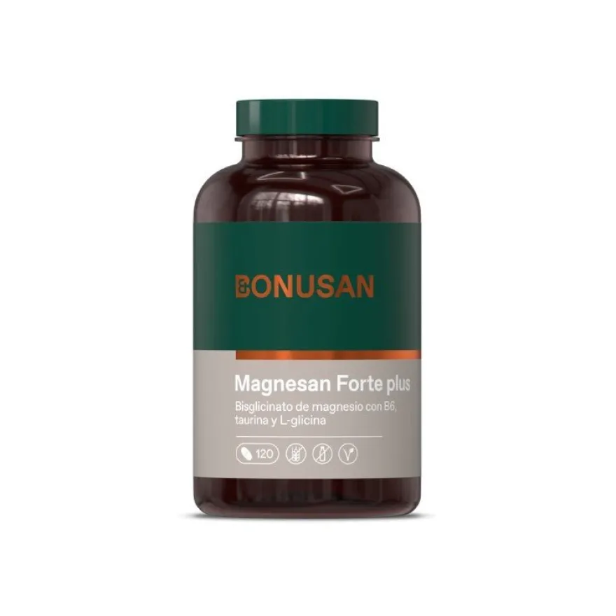 Bonusan Magnesan Forte Plus Suplemento Magnesio 120 Comprimidos