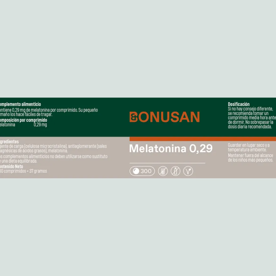 Bonusan Melatonina 0,29 Mg 300 Tabletas