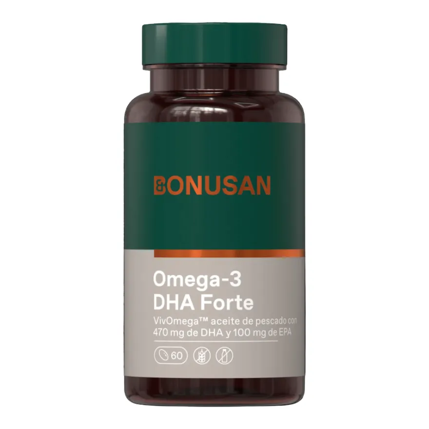 Bonusan Omega-3 DHA Forte Suplemento 60 Perlas