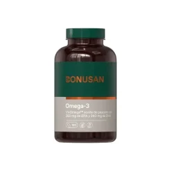 Bonusan Omega-3 Suplemento Ácidos Grasos 180 Perlas