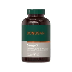 Bonusan Omega-3 Suplemento Ácidos Grasos 180 Perlas
