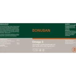 Bonusan Omega-3 Suplemento Ácidos Grasos 180 Perlas