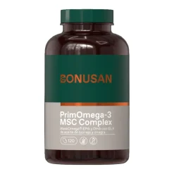 Bonusan PrimOmega 3 MSC Complex Suplemento Omega 3 120 Perlas