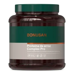 BONUSAN Proteína de Arroz en Polvo Plus (Sabor Vainilla) 500g