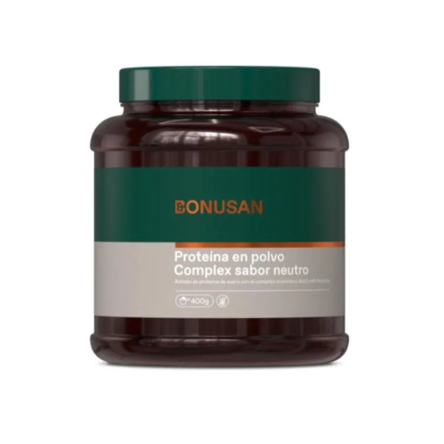 Bonusan Proteína en Polvo Complex Sabor Neutro 400 g