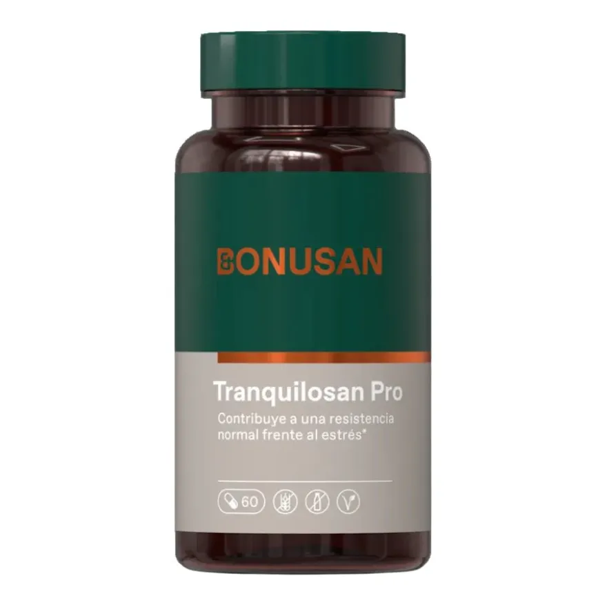 Bonusan Tranquilosan Pro Suplemento Relax y Sueño 60 Cápsulas